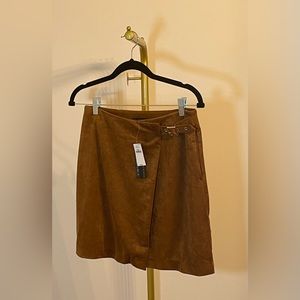Banana republic suede wrap skirt 2